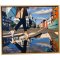 Cityscape 50x60 maleri af Sarah Hi