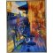 Aarhus Teater indgang ved Scala 200x150cm maleri af Sarah Hi