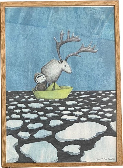 Kirstine Falk, indrammet plakat 30x40cm
