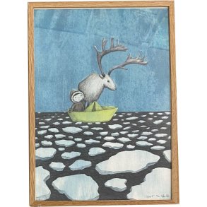 Kirstine Falk, indrammet plakat 30x40cm