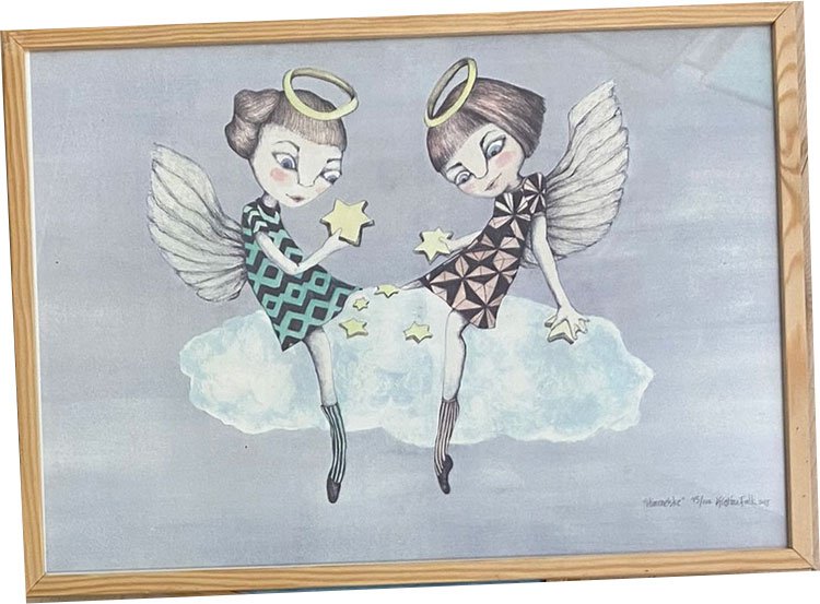 Kirstine Falk, indrammet plakat 30x40cm