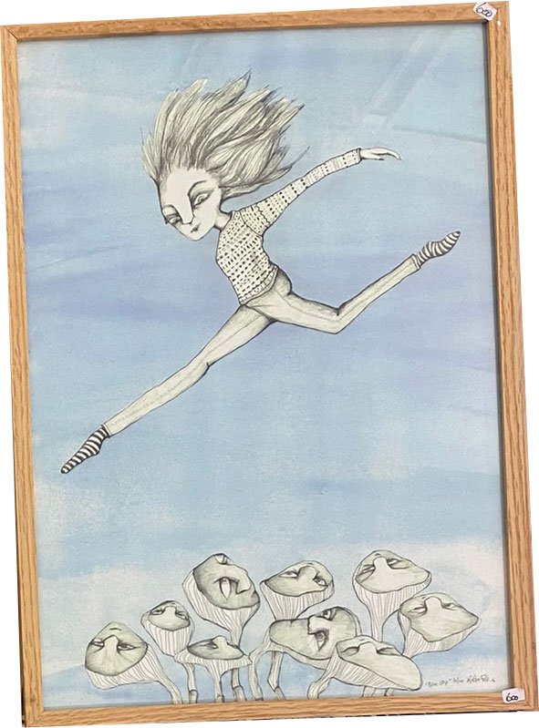 Kirstine Falk, indrammet plakat 30x40cm