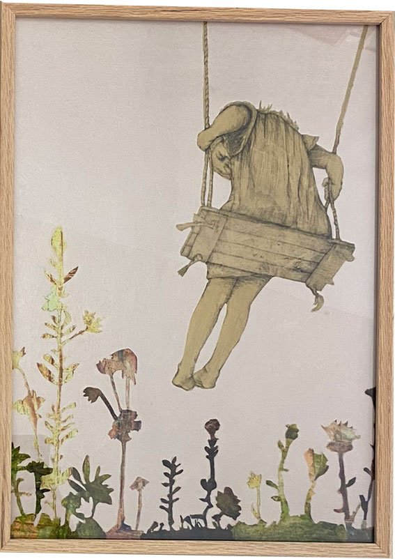 Kirstine Falk, indrammet plakat 30x40cm