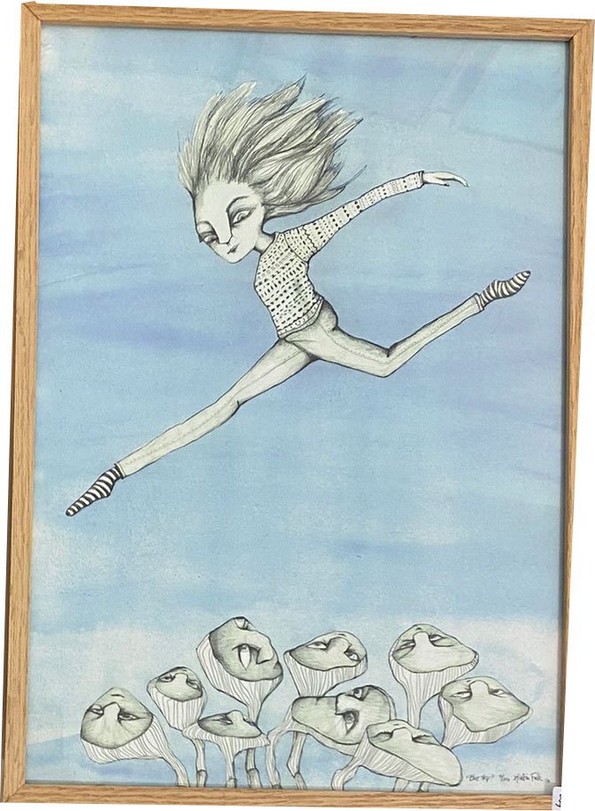 Kirstine Falk, indrammet plakat 30x40cm