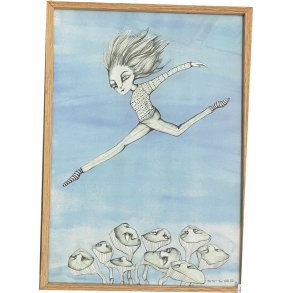 Kirstine Falk, indrammet plakat 30x40cm