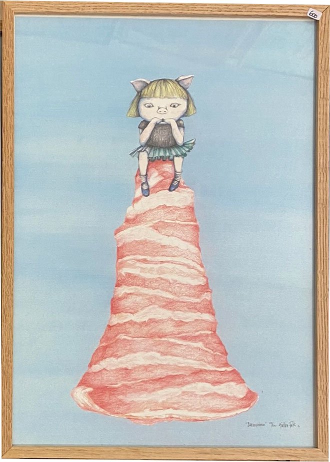 Kirstine Falk, indrammet plakat 30x40cm