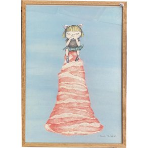 Kirstine Falk, indrammet plakat 30x40cm