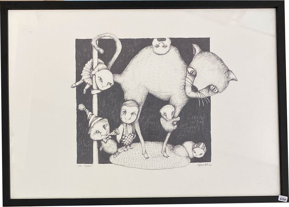 Kirstine Falk, indrammet plakat 30x40cm