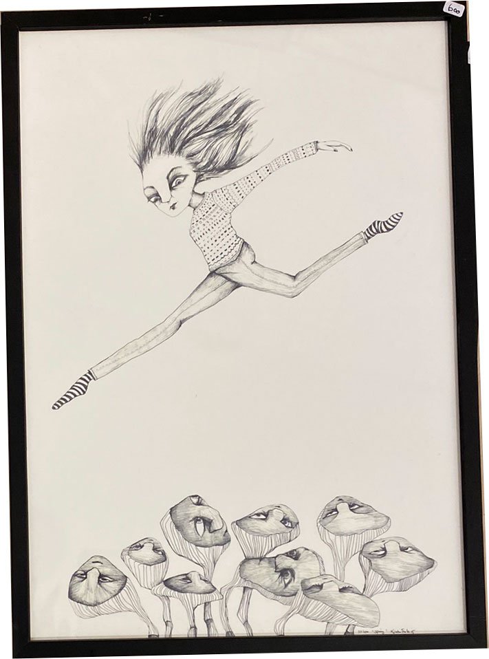 Kirstine Falk, indrammet plakat 30x40cm