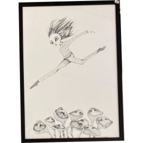 Kirstine Falk, indrammet plakat 30x40cm