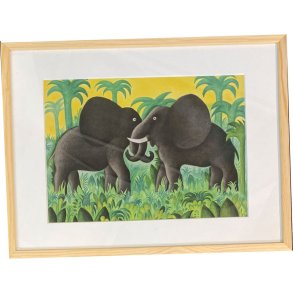 Hans Scherfig, plakat indrammet i fyrtrsramme 30x40cm