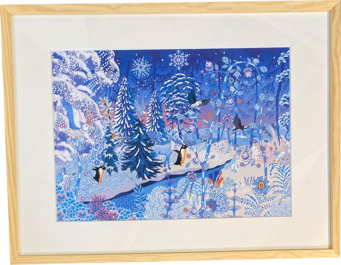 Peggy Nille, plakat indrammet i fyrtrsramme 30x40cm
