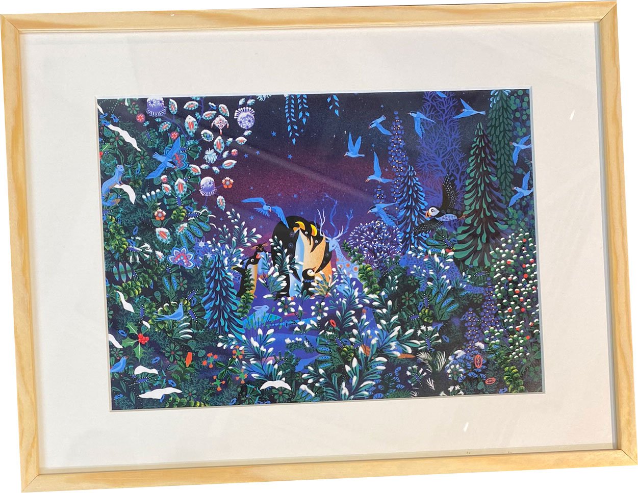 Peggy Nille, plakat indrammet i fyrtrsramme 30x40cm