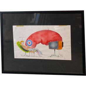 Kurt Westergaard, 30x40cm