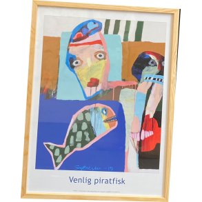 Leif Sylvester indrammet plakat 30x40cm