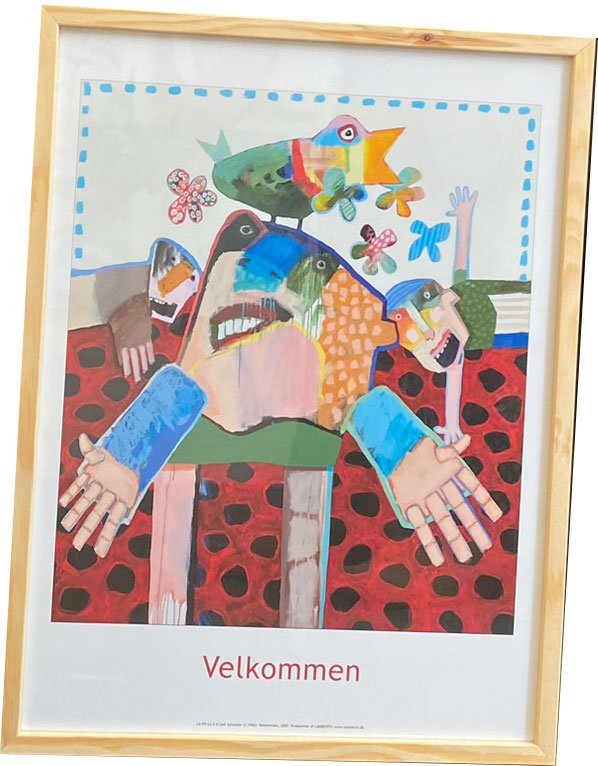Leif Sylvester indrammet plakat 30x40cm