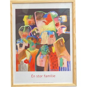 Leif Sylvester indrammet plakat 30x40cm
