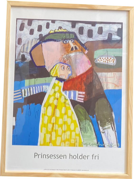 Leif Sylvester indrammet plakat 30x40cm