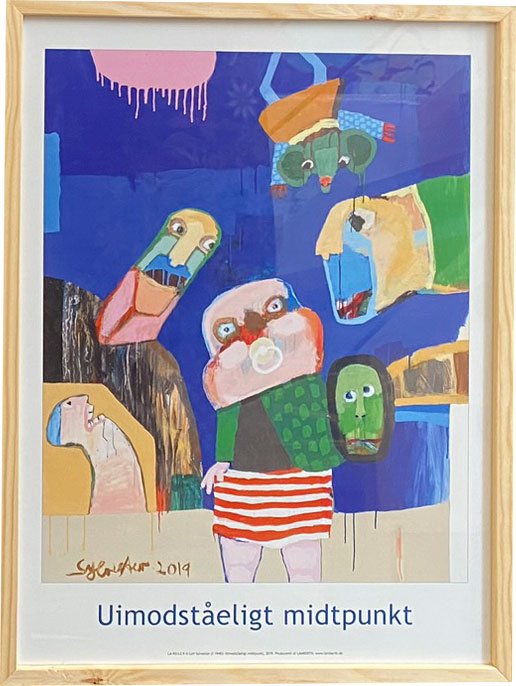 Leif Sylvester indrammet plakat 30x40cm
