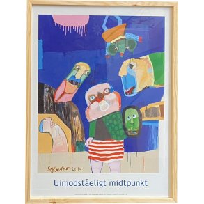 Leif Sylvester indrammet plakat 30x40cm