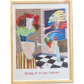 Leif Sylvester indrammet plakat 30x40cm