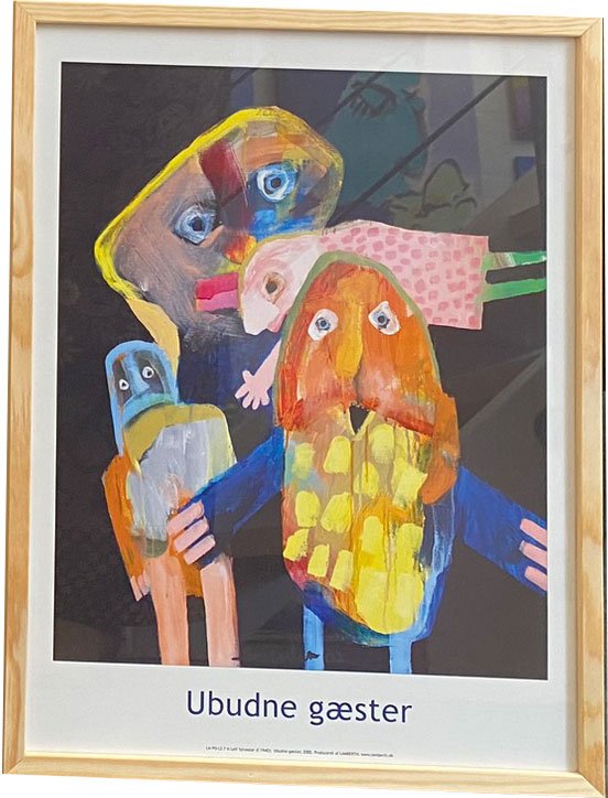 Leif Sylvester indrammet plakat 30x40cm