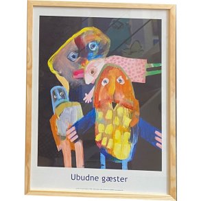 Leif Sylvester indrammet plakat 30x40cm