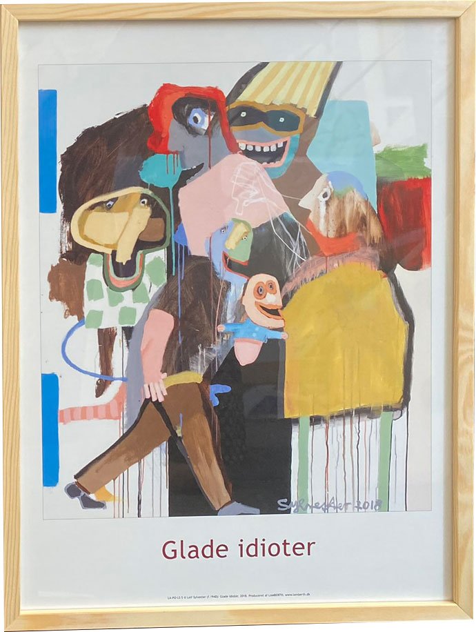 Leif Sylvester indrammet plakat 30x40cm