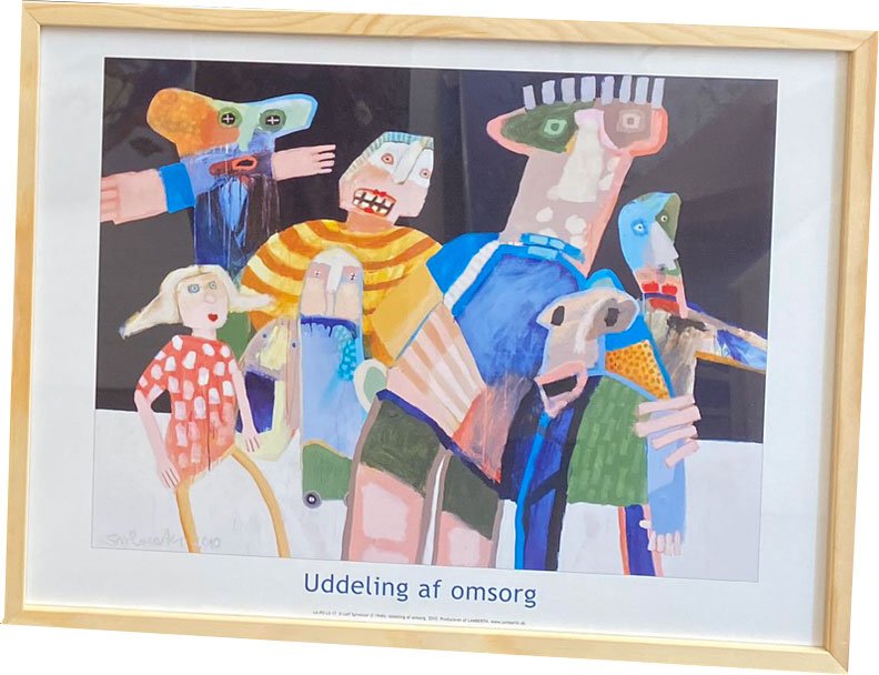 Leif Sylvester indrammet plakat 30x40cm