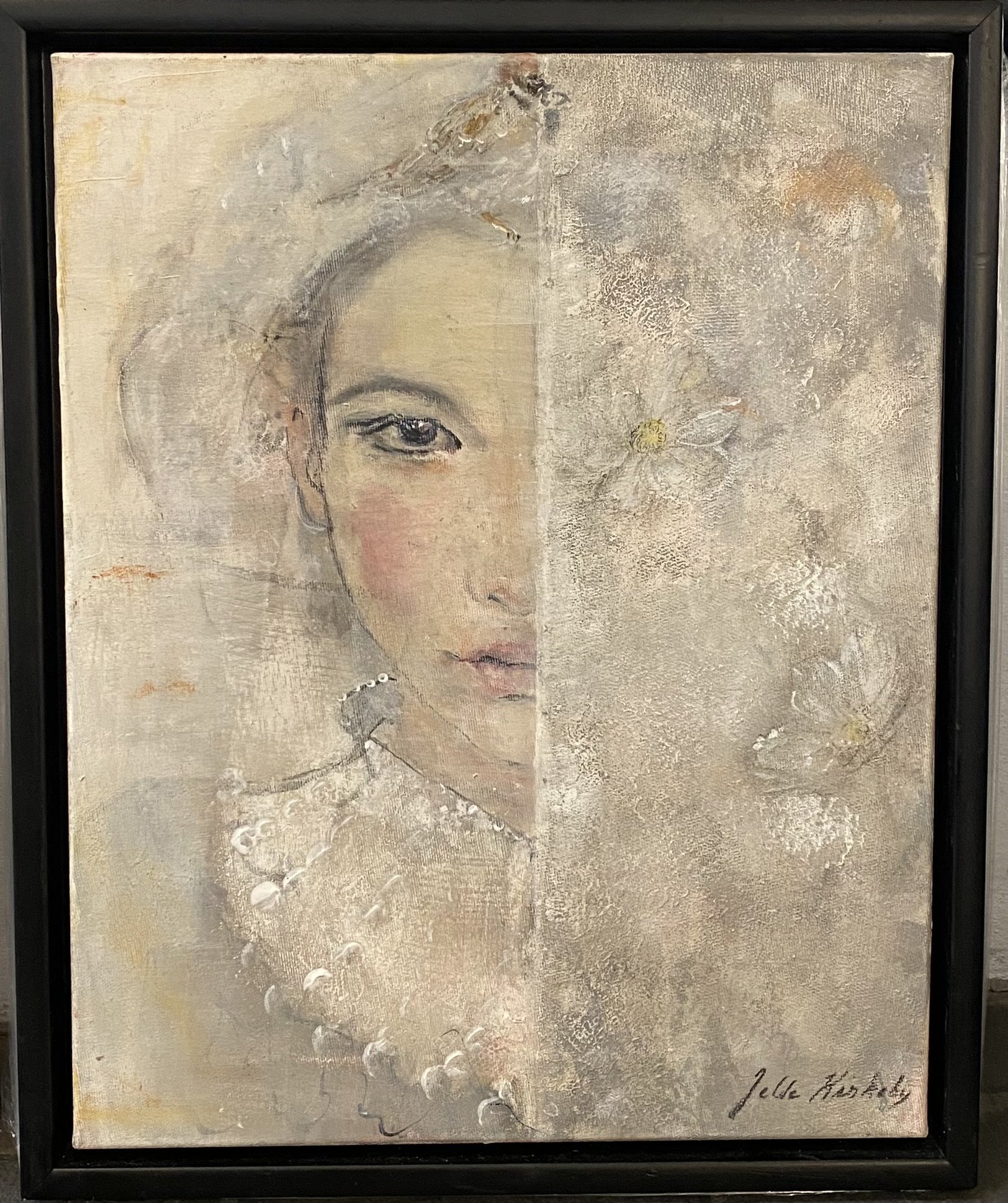 Jette Kirkeby 40x50cm maleri af kvinder