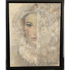 Jette Kirkeby 40x50cm maleri af kvinder
