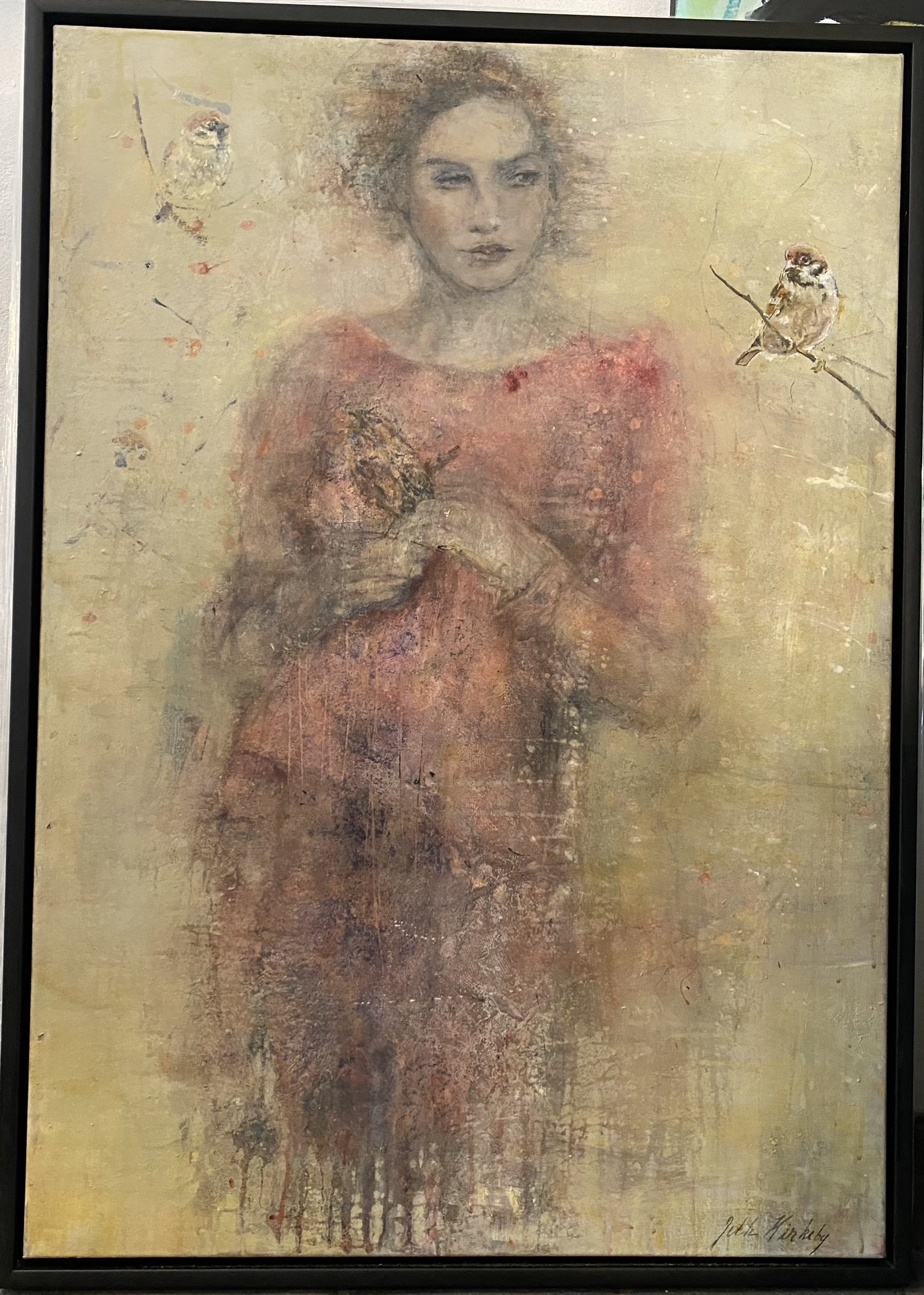 Jette Kirkeby 100x70cm maleri af kvinder