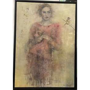Jette Kirkeby 100x70cm maleri af kvinder