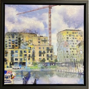 Dagmar Petersens Gade, Gicle 40x40cm