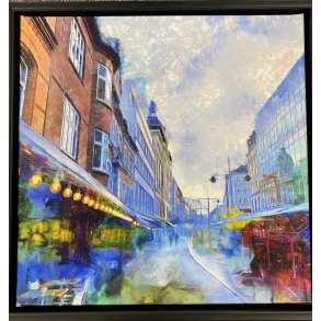 Smagen af kold fadl, Giclee 40x40cm