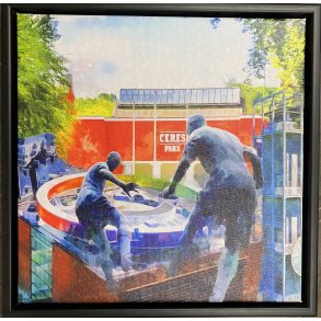 Kom s de hviie, Giclee 40x40cm