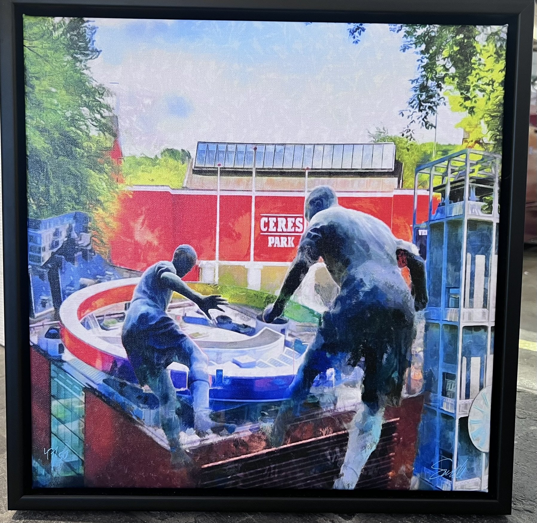 Kom s� de hviie, Giclee 40x40cm