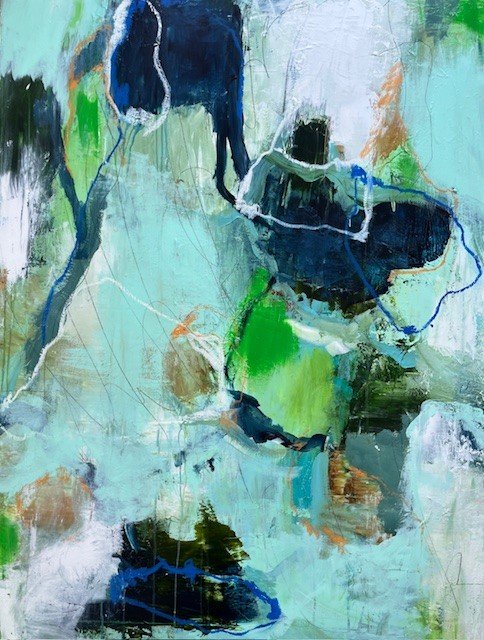 Rie Brdsgaard  maleri 90x120cm