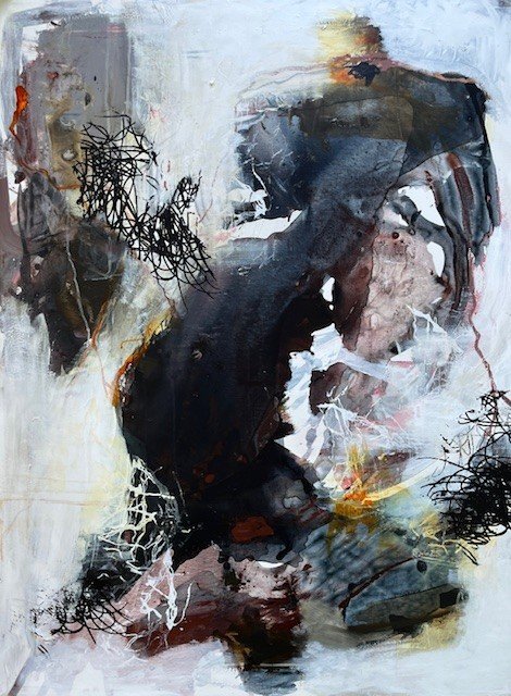 Rie Brdsgaard  maleri 90x120cm