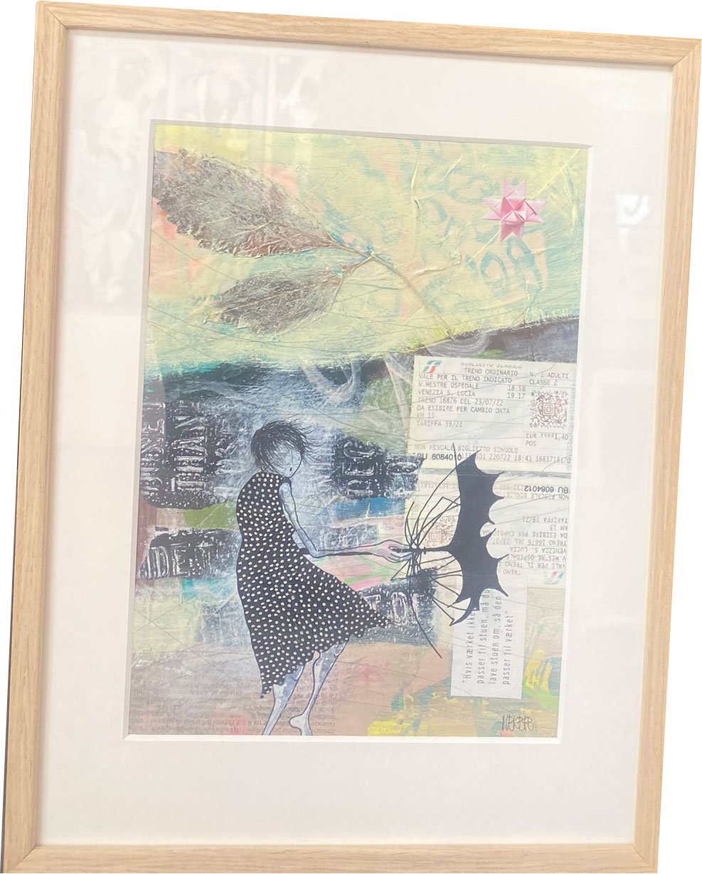Merete Lisby, maleri 30x40cm