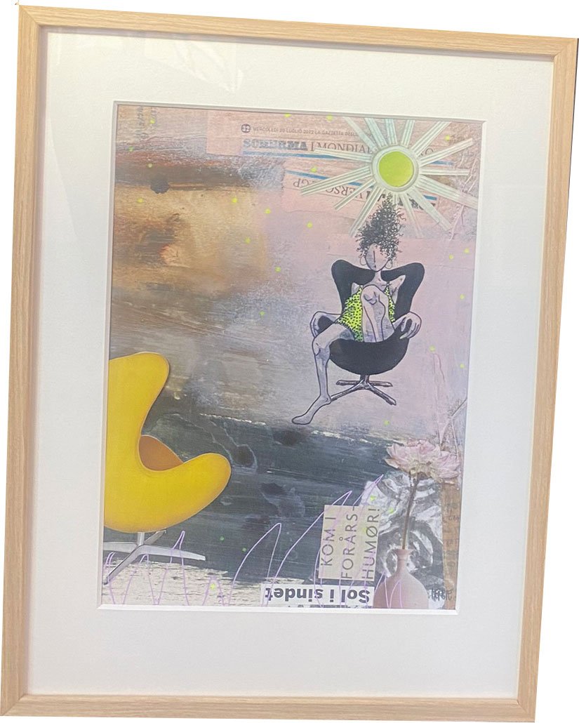 Merete Lisby, maleri 30x40cm
