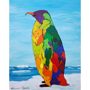 Icebreaker, maleri 40x50cm af Jannie Kloster