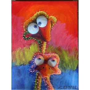 30x40cm 3D maleri af Jette Ladefoged