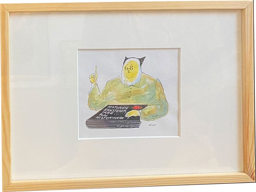Kurt Westergaard, kronik 21x30cm
