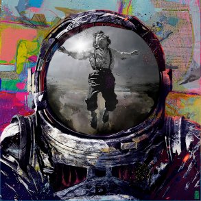 Set No Limits, 80x80cm, giclee af Helt Sort