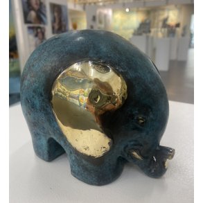 Elefant skulptur i bronze af Timor Antik