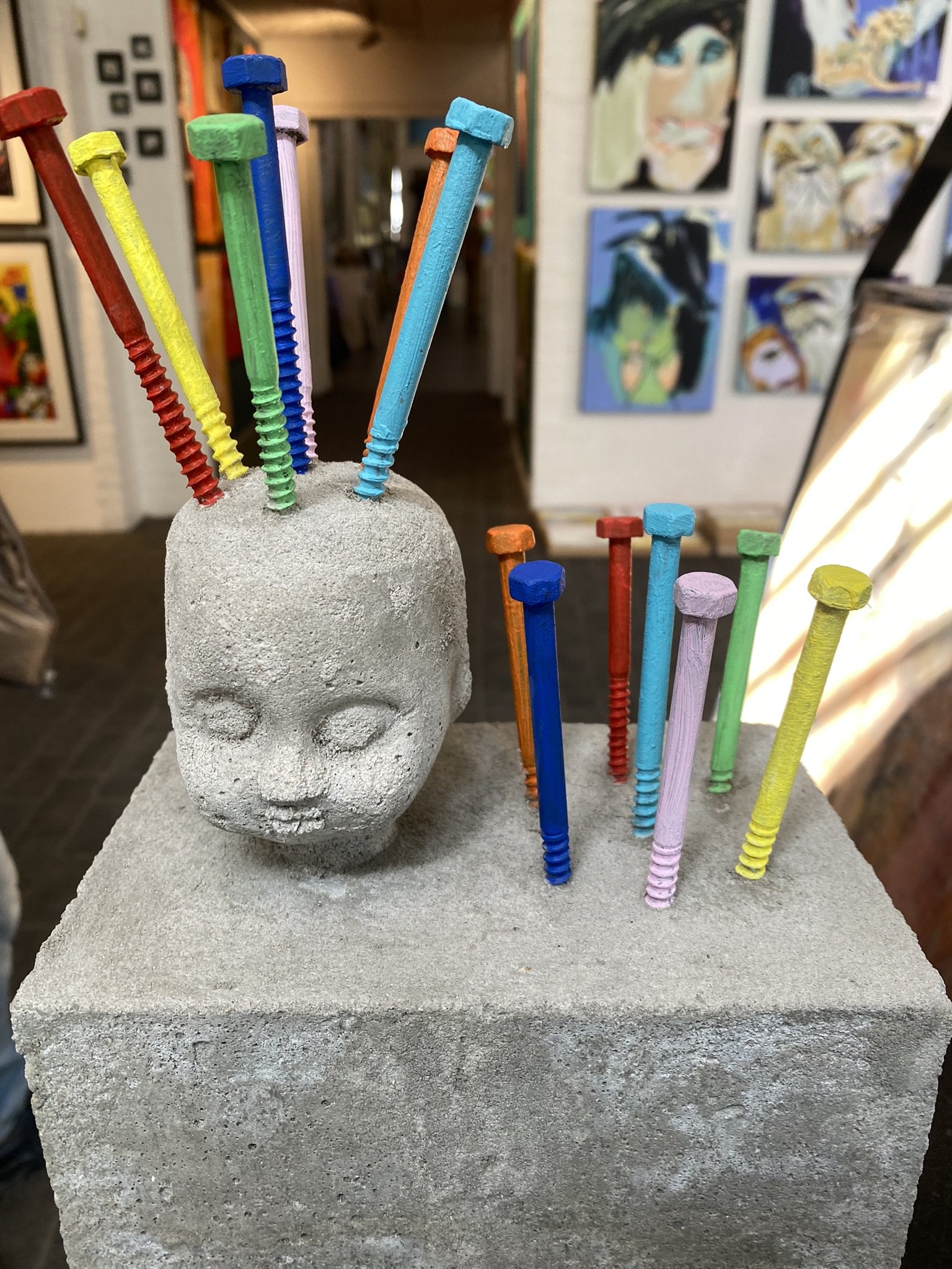 Skulptur Karen Sennefelder, hjde 35cm