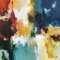 Magic Monday 100x100cm maleri  af Jesper Srensen