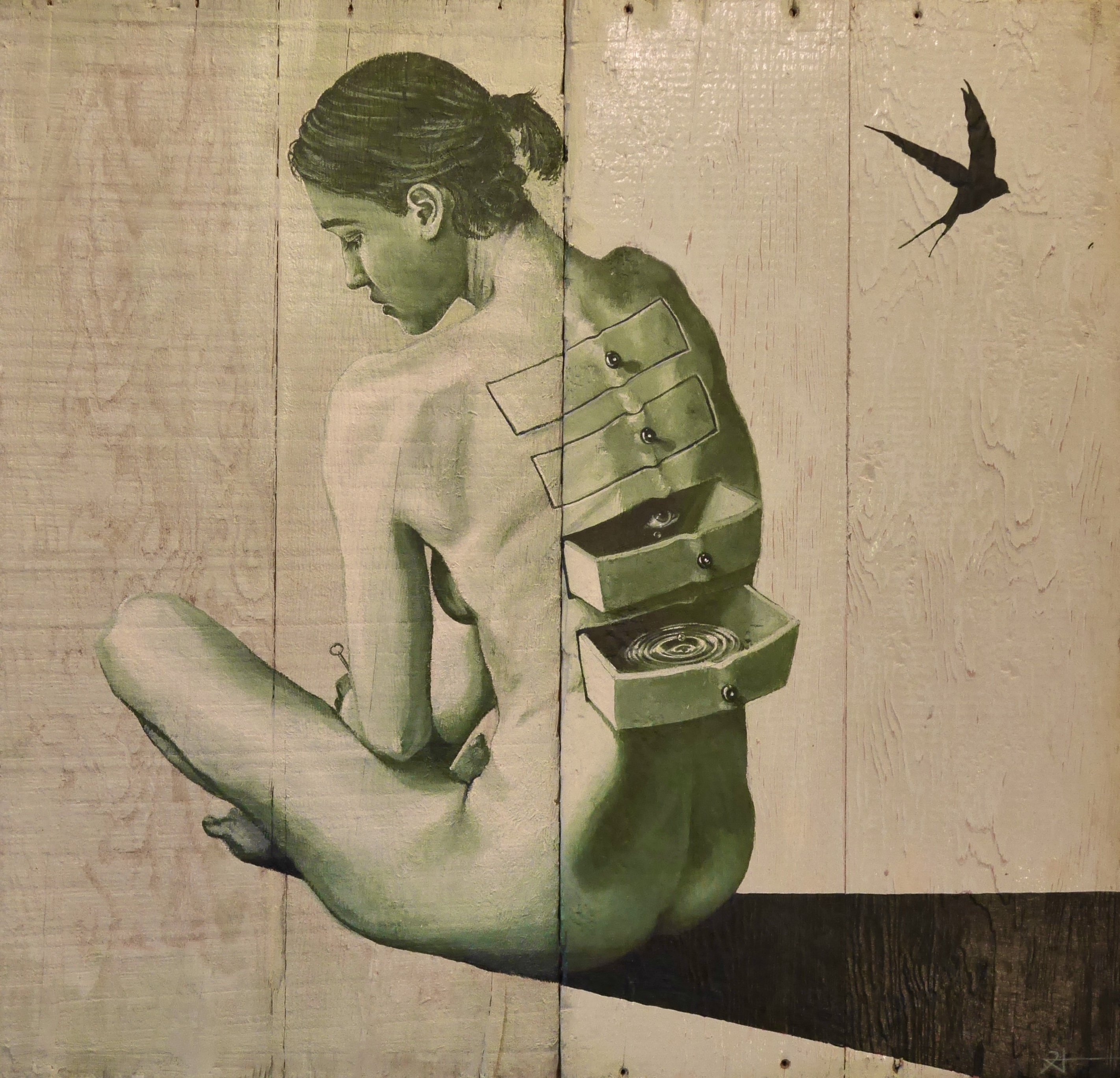 Maleri/Skulptur af 49x51cm David Jurez