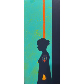 Maleri/Skulptur af 86x39cm David Ju�rez